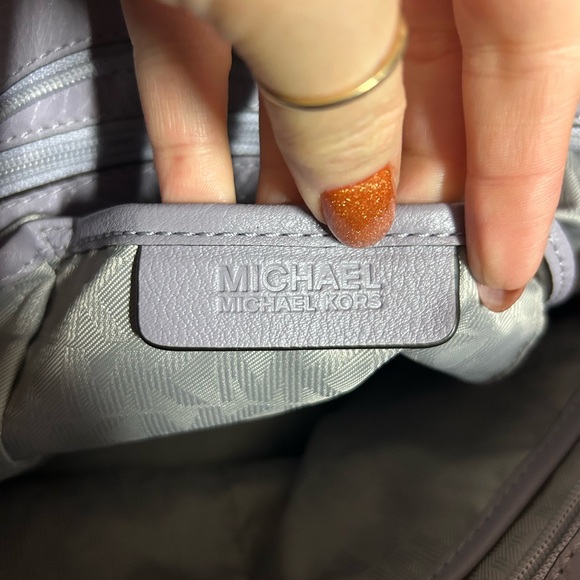 Michael Kors Women's Bedford ocket Shoulder Tote Bag - Lavender - Picture 6 of 8